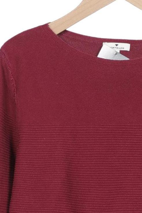 Tom Tailor Damen Pullover Bordeaux Gr. S Baumwolle 7