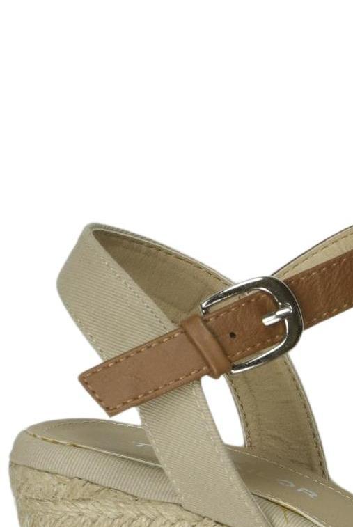 Tom Tailor Women Sandals Beige EU 38 5