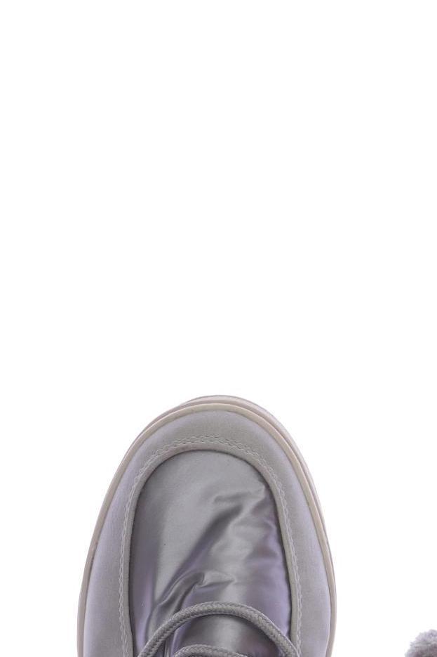 Tom Tailor Women Ankle Boot Gray EU 39 Synthetic Leather 7