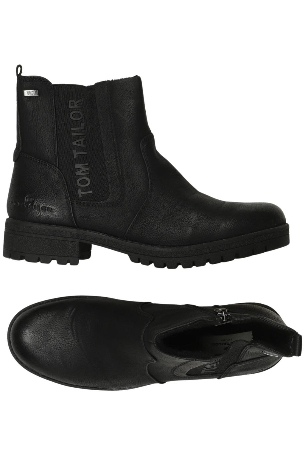 Tom Tailor Women Ankle Boot Black EU 41 Synthetic Leather 4