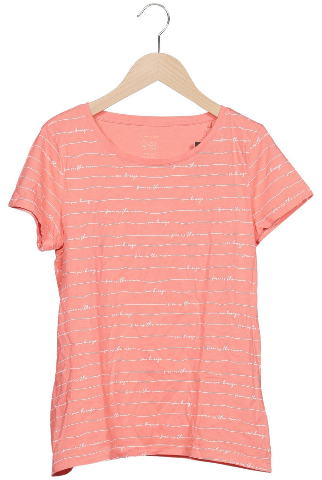 Tom Tailor Damen T-Shirt Pink Gr. XS Baumwolle 6