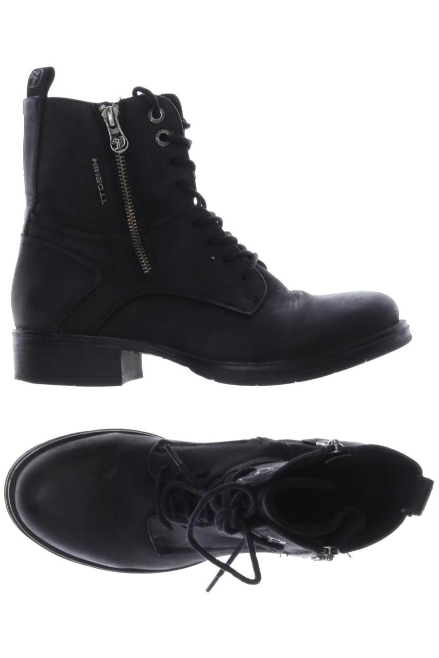 TOM Tailor Denim Women's Ankle Boot Black EU 37 6