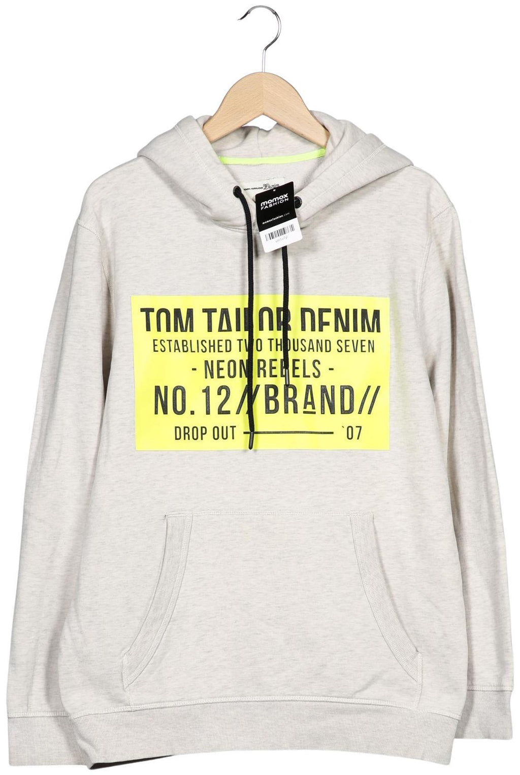 Tom Tailor Denim Herren Kapuzenpullover Grau XL 2