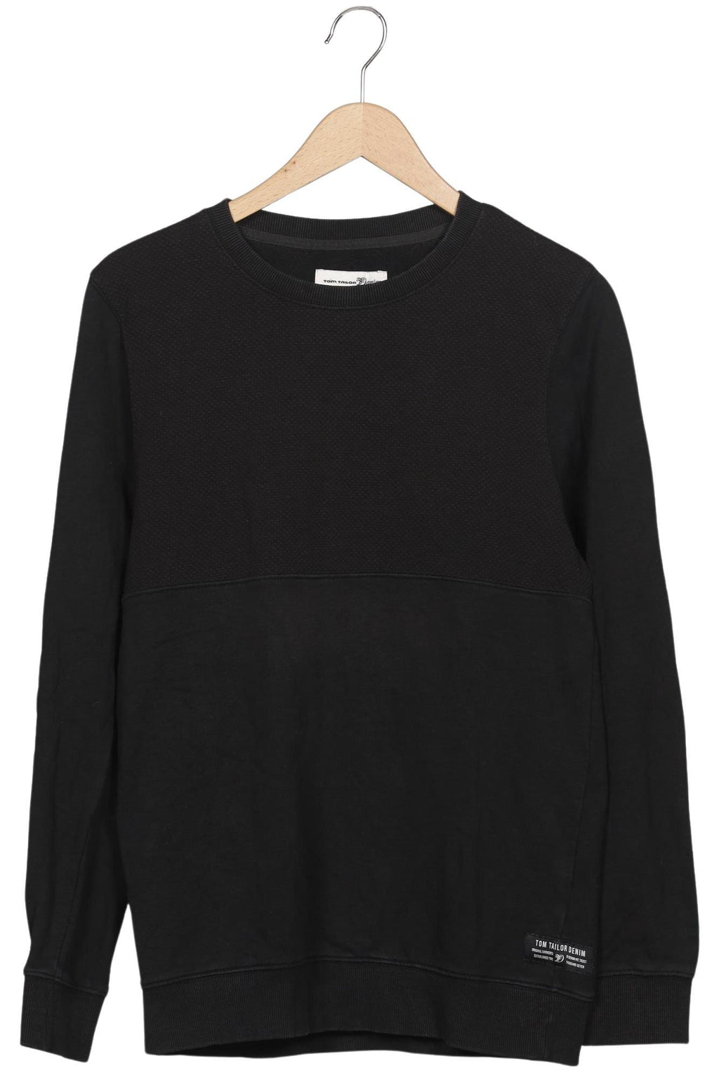 Tom Tailor Denim Herren Pullover Schwarz M Baumwolle 3