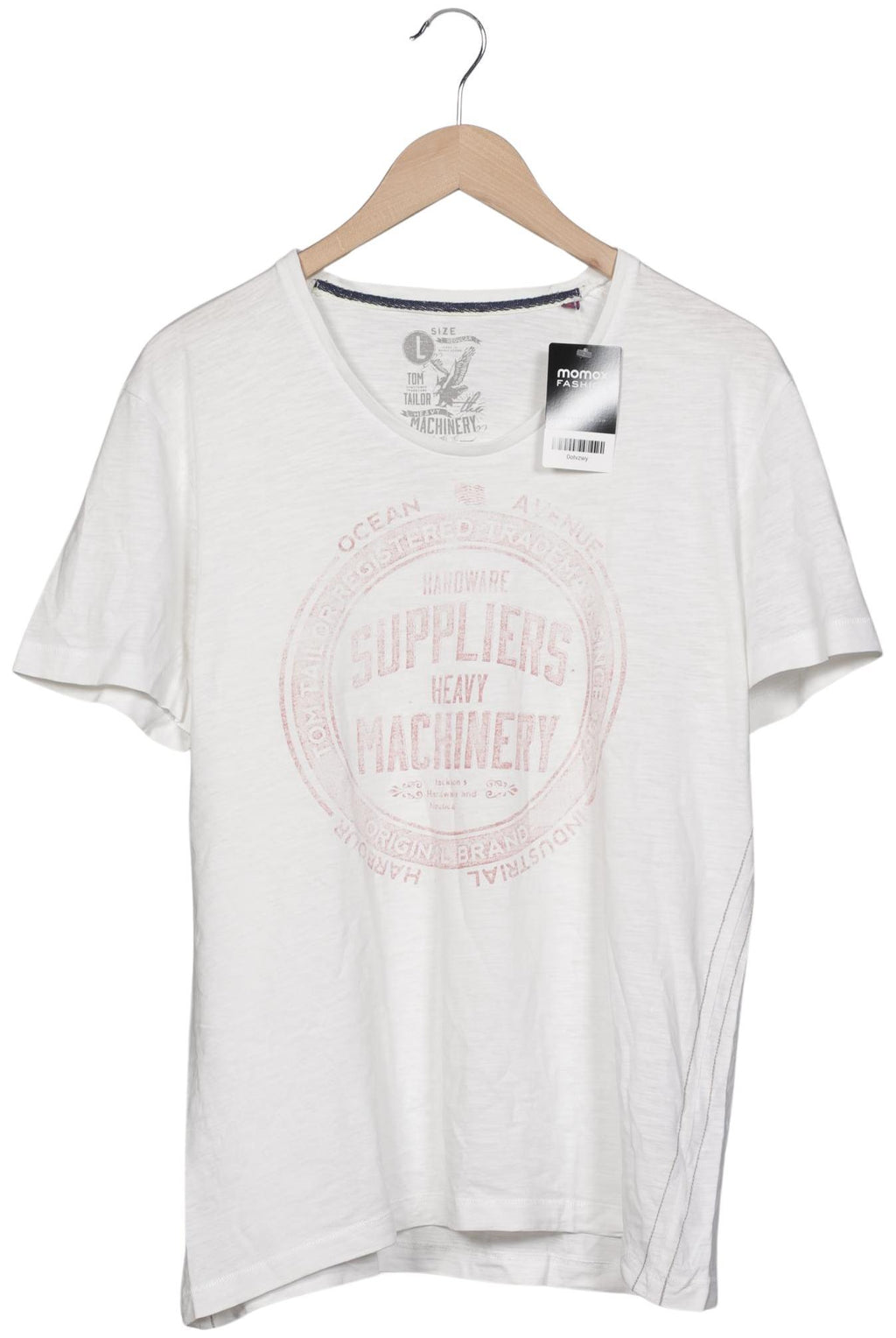 Tom Tailor Denim Men's T-Shirt White Size L 4