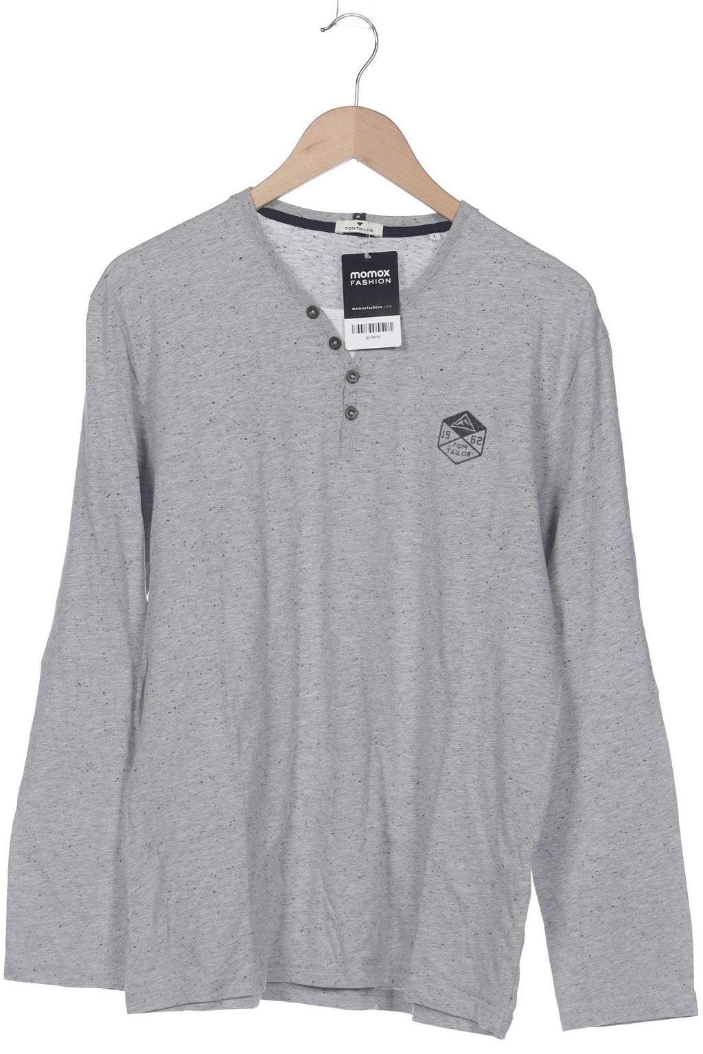 Tom Tailor Men Long Sleeve Shirt Gray Size L 5