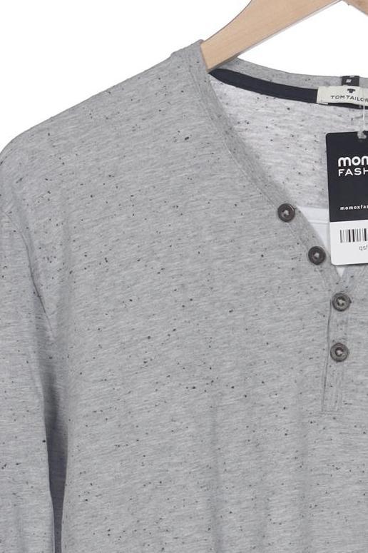 Tom Tailor Men Long Sleeve Shirt Gray Size L 7