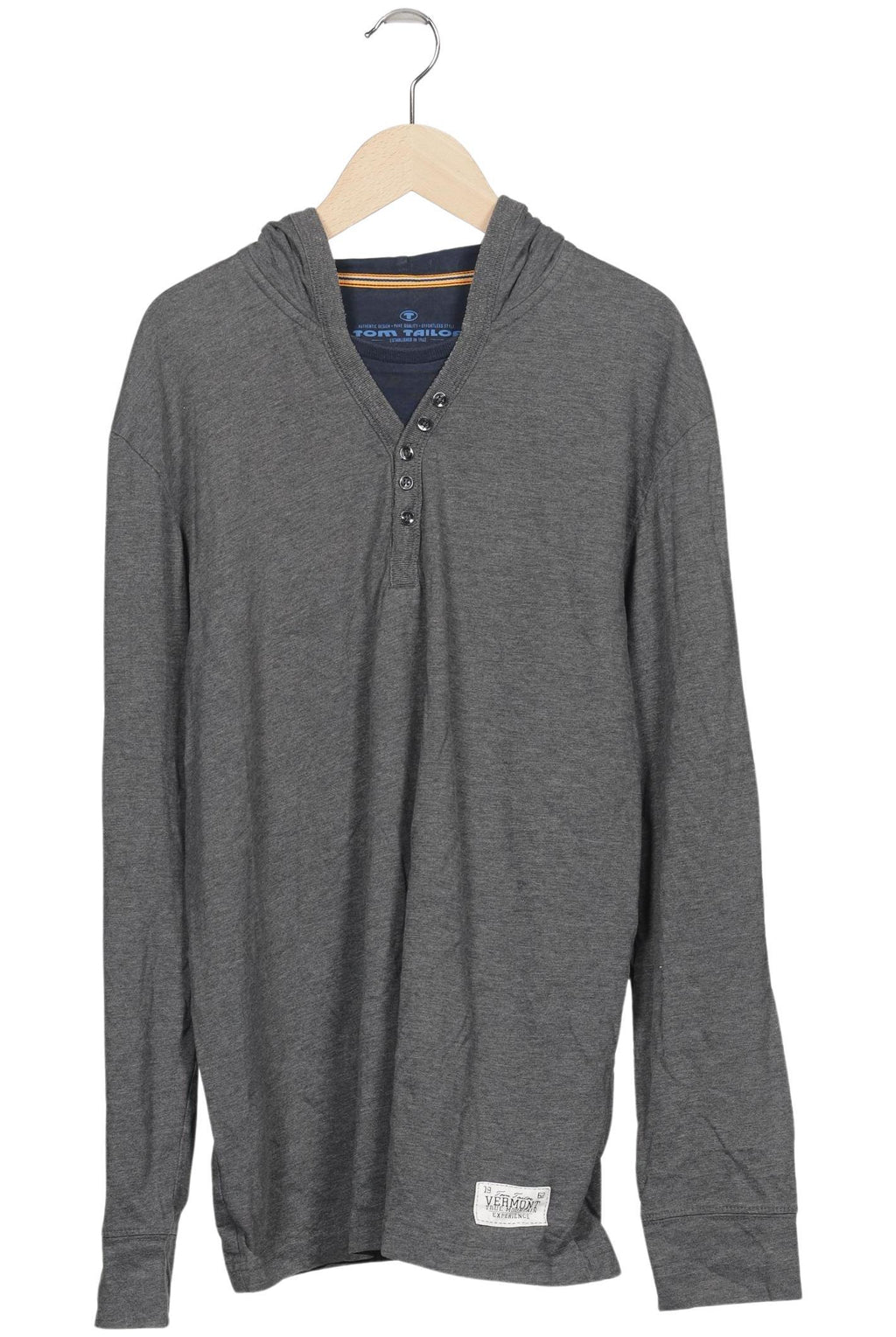 Tom Tailor Men Long Sleeve Shirt Gray Size L 5