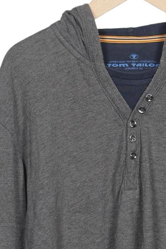 Tom Tailor Men Long Sleeve Shirt Gray Size L 7