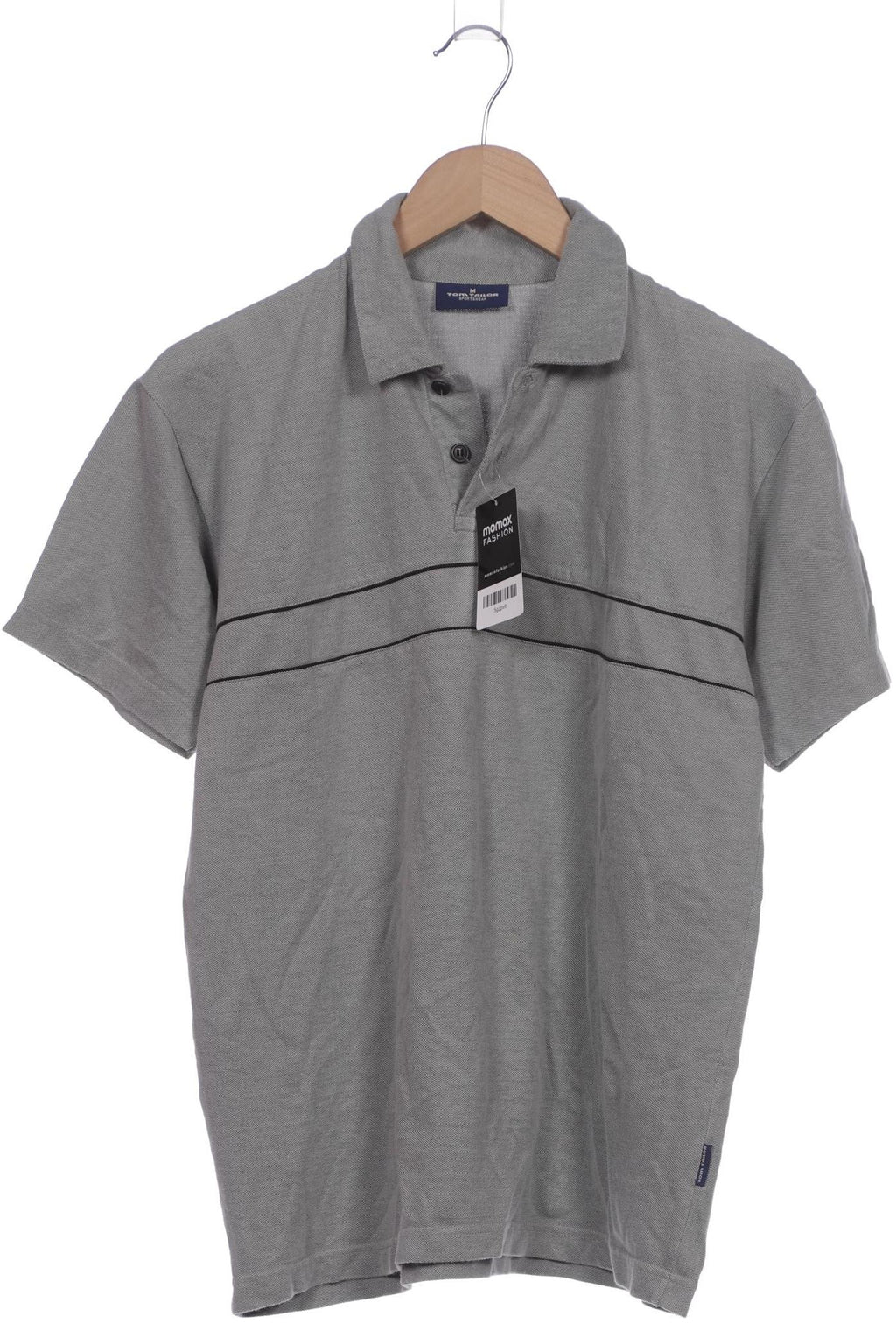 Tom Tailor Men Polo Shirt Gray Size M 3