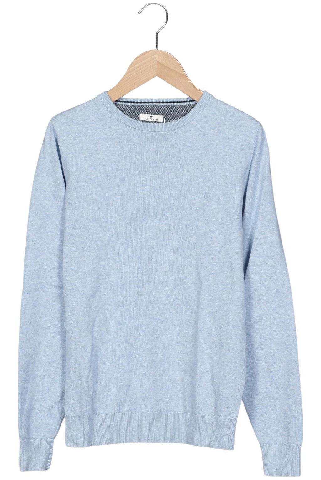 Tom Tailor Men's Sweater Light Blue S Cotton 9