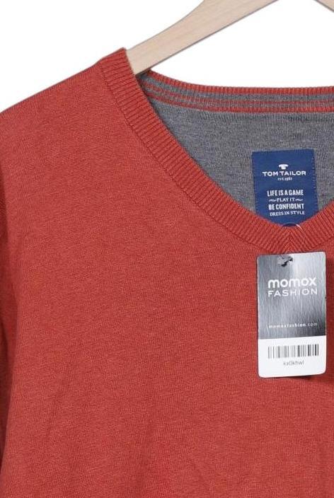 Tom Tailor Men's Sweater Orange XL Cotton 7