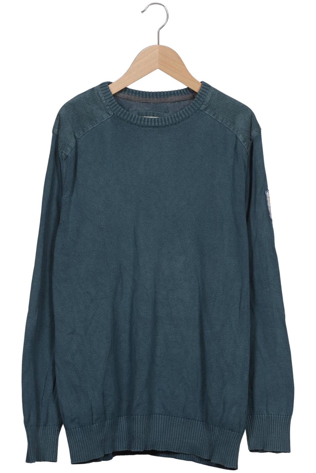 Tom Tailor Men's Sweater Turquoise Size L Cotton 3