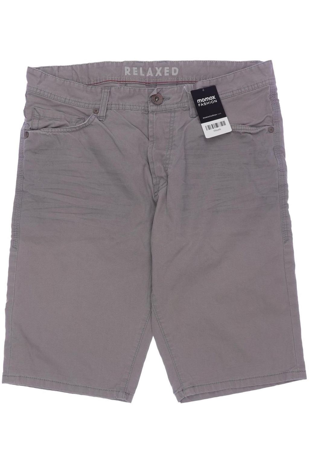 Tom Tailor Men Shorts Gray W32 Cotton 9