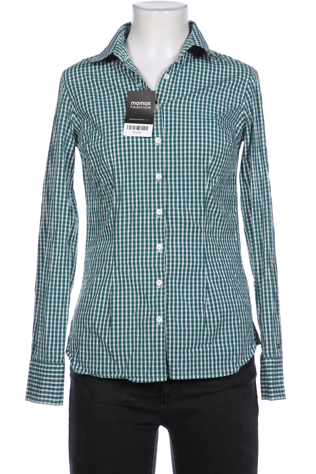 Tommy Hilfiger Damen Bluse Grün Gr. S 4