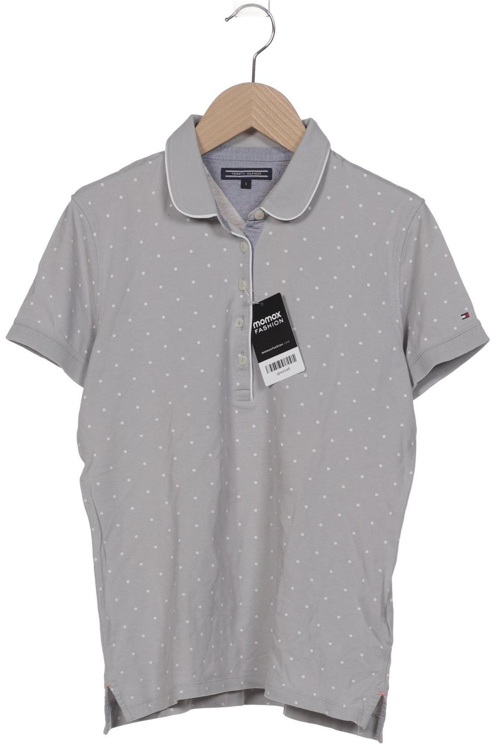 Tommy Hilfiger Damen Poloshirt Grau Gr. S 5