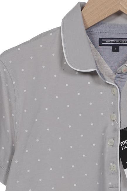 Tommy Hilfiger Damen Poloshirt Grau Gr. S 6