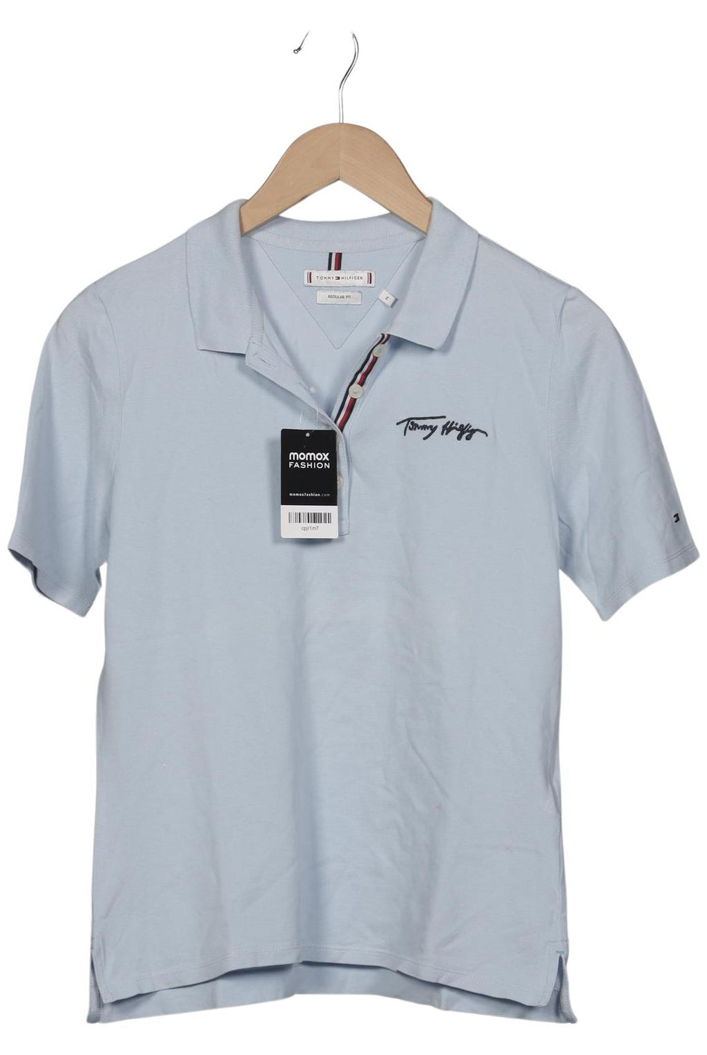 Tommy Hilfiger Polo Shirt Light Blue M 9
