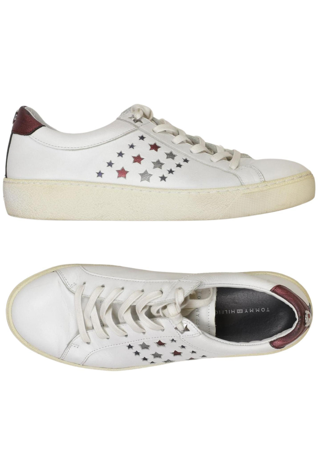 Tommy Hilfiger Women's Sneaker White EU 38 Leather 8