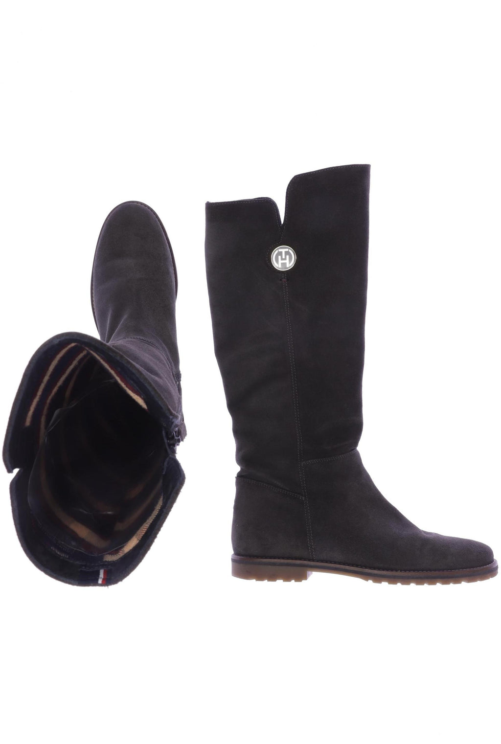 Tommy Hilfiger Women's Boots Gray EU 39 Leather 3