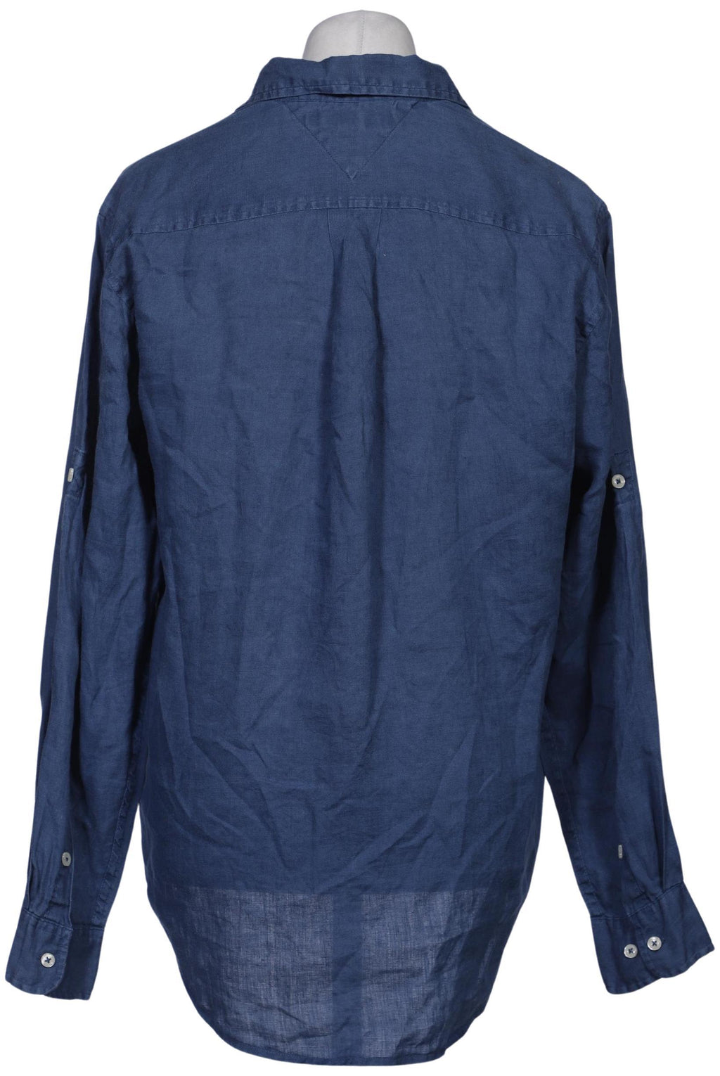 Tommy Hilfiger Men Shirt Blue M Linen 4