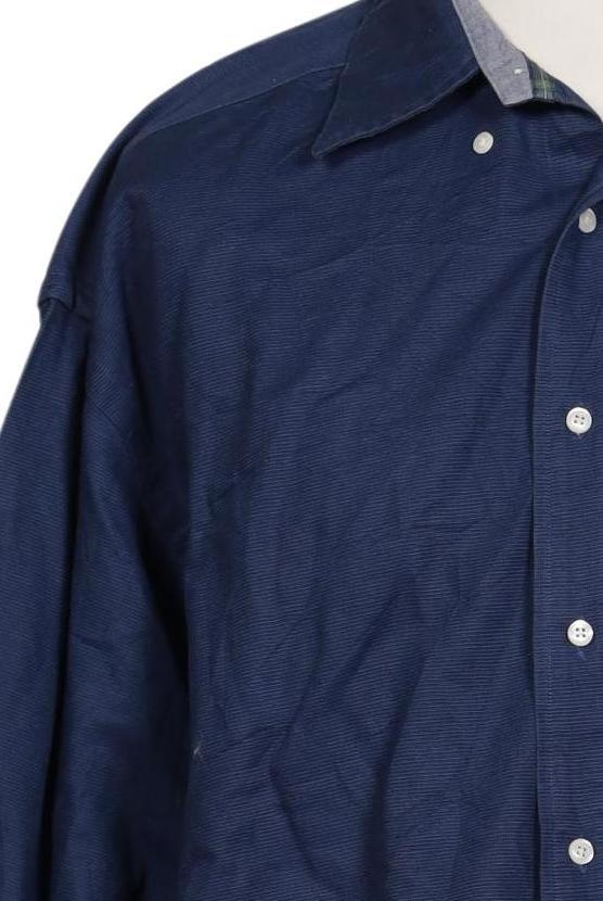 Tommy Hilfiger Herrenhemd Marineblau Baumwolle Gr. XL 4