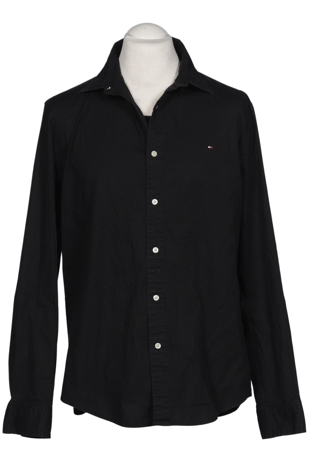Tommy Hilfiger Herren Hemd, Schwarz, Gr. L 2