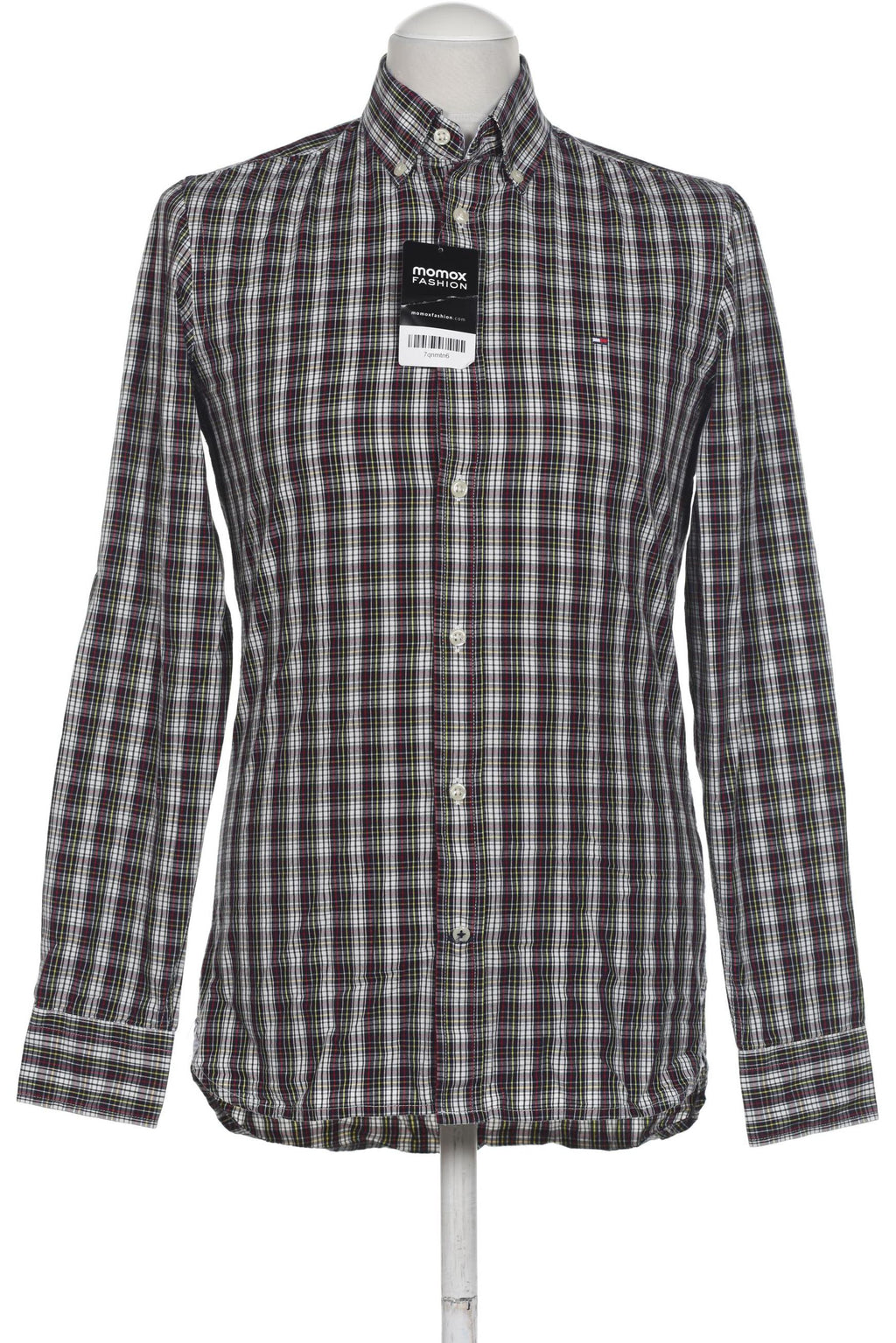 Tommy Hilfiger Herren Hemd Schwarz Gr. S Baumwolle 2
