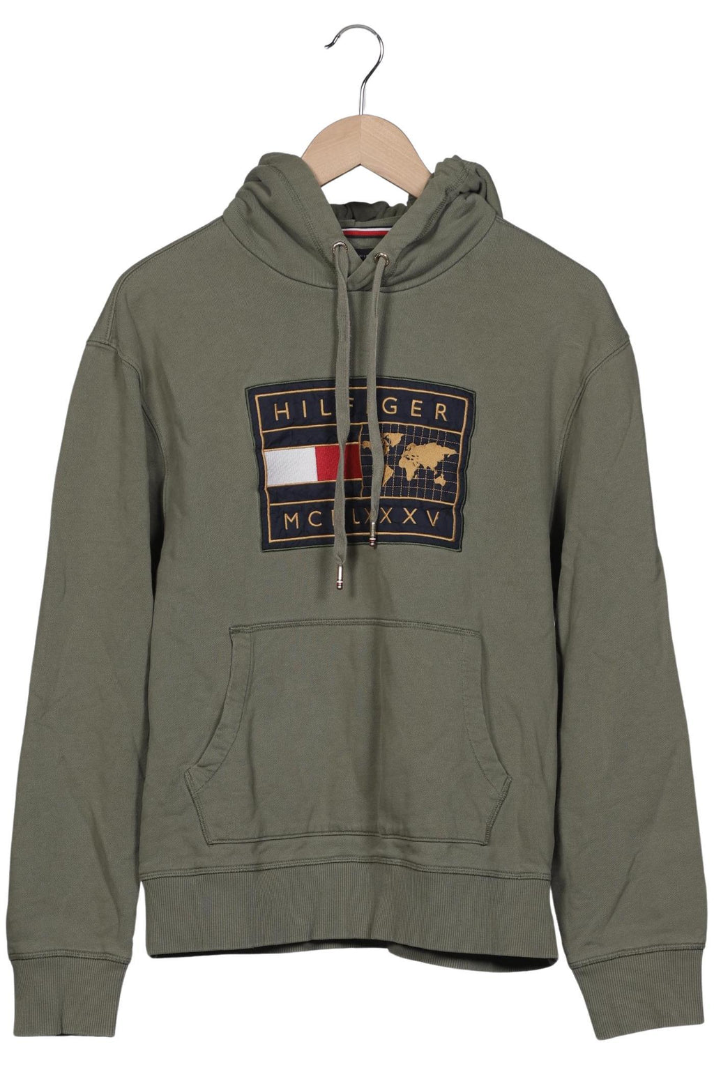 Tommy Hilfiger Herren Kapuzenpullover, Grün, Gr. L 7