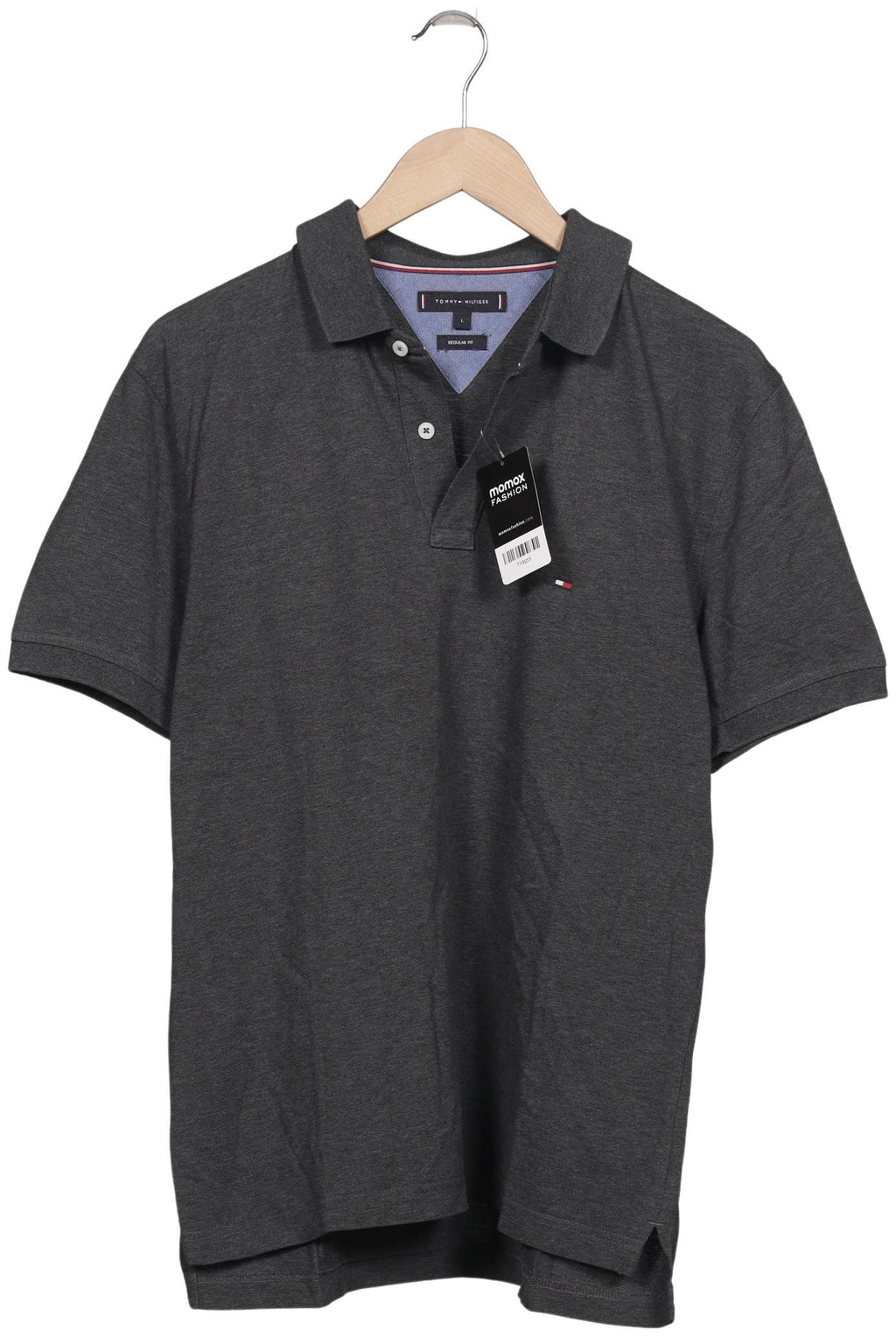 Tommy Hilfiger Herren Poloshirt, Grau, Gr. L 6