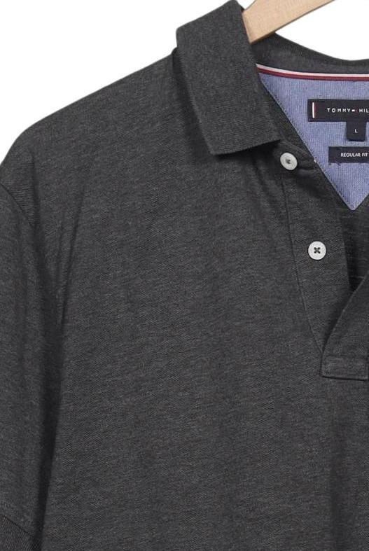 Tommy Hilfiger Herren Poloshirt, Grau, Gr. L 7