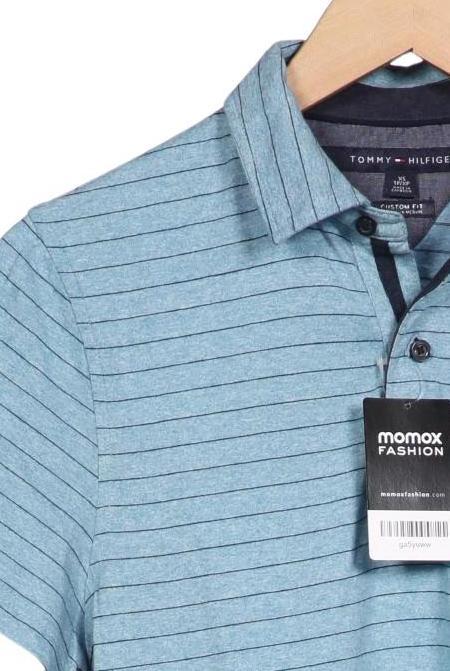 Tommy Hilfiger Herren Poloshirt, Hellblau, Gr. XS 4
