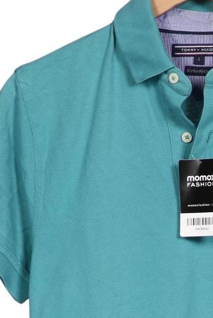 Tommy Hilfiger Polo Shirt Turquoise Size S Cotton 4