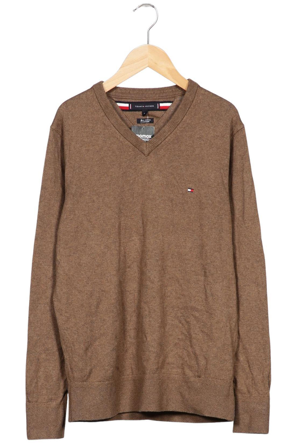 Tommy Hilfiger Pullover Brown M Cotton Cashmere 3