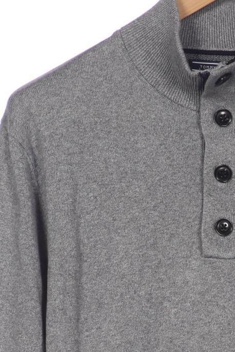 Tommy Hilfiger Men's Pullover Gray Size XL 4