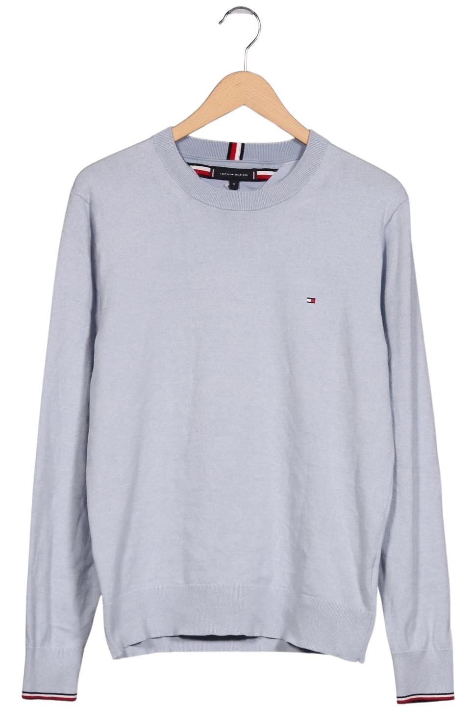 Tommy Hilfiger Men's Sweater Light Blue M Cotton Blend 2