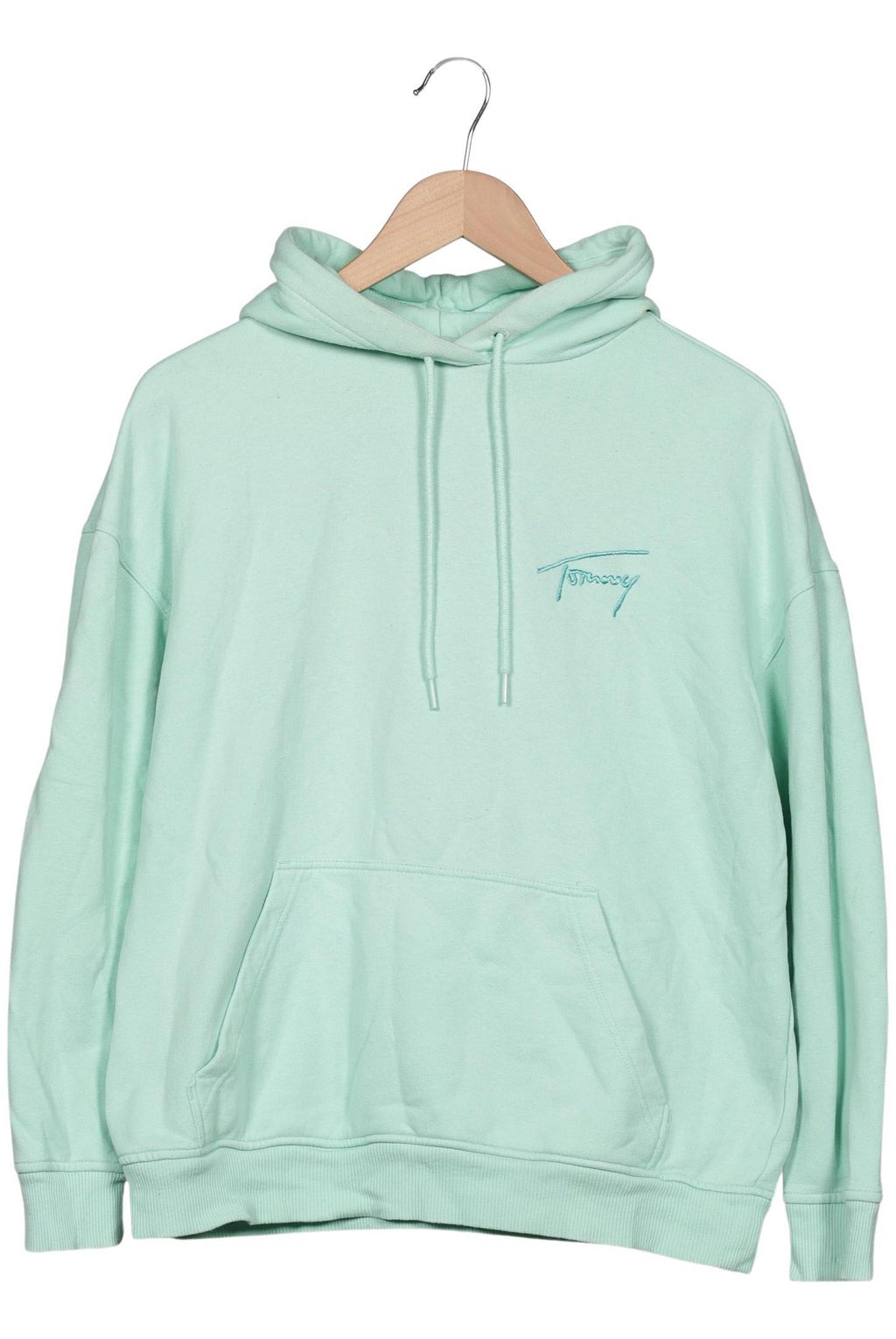 Tommy Jeans Damen Kapuzenpullover, Hellgrün, Gr. S 2