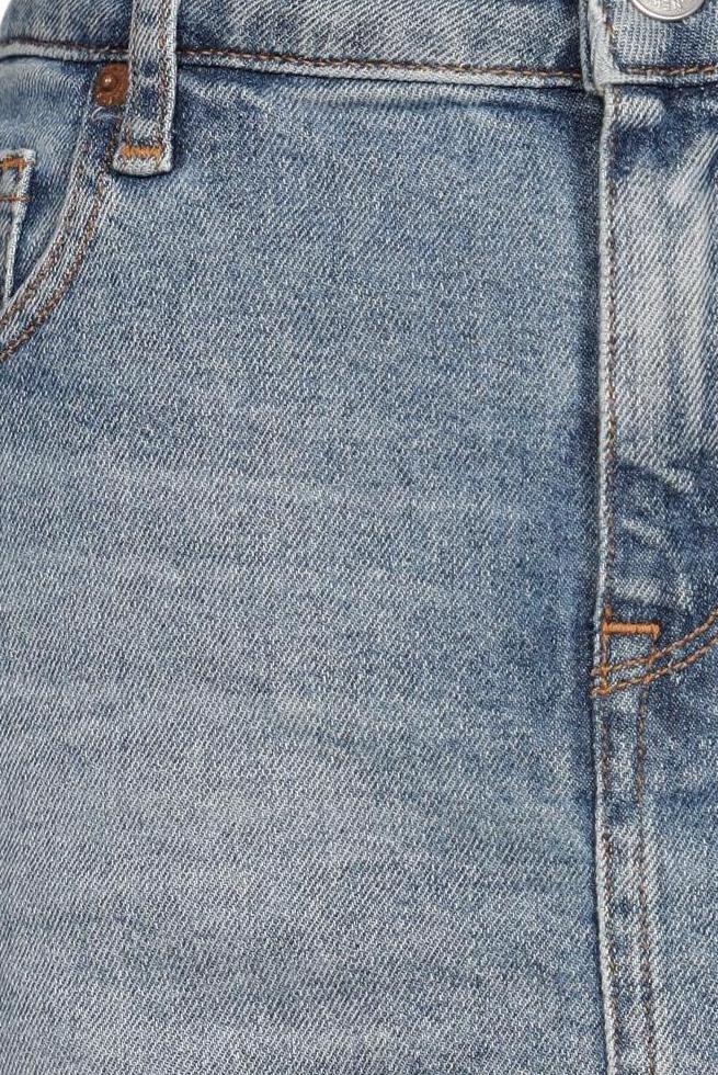 Tommy Jeans Damen Rock Blue W28 4