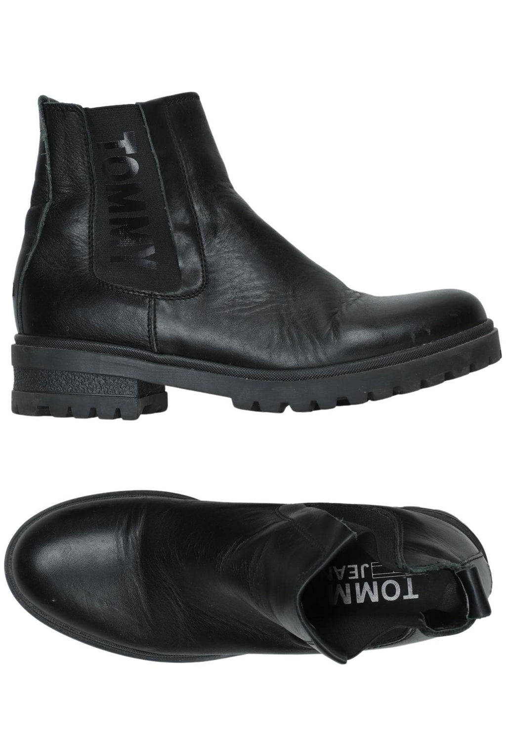 Tommy Jeans Women's Ankle Boot Black EU 38 Leather 5