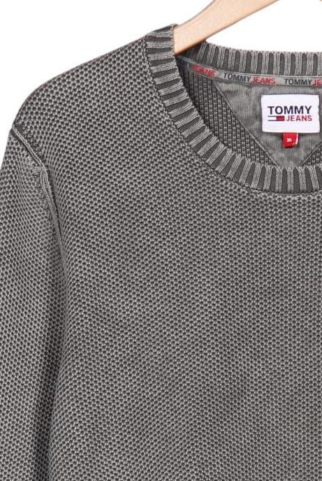 Tommy Jeans Herren Pullover Grau XL Baumwolle 6