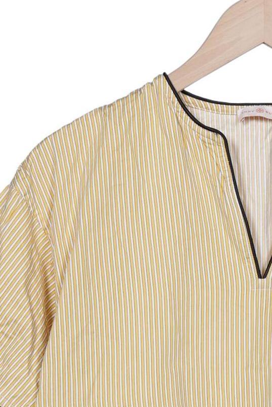 Tory Burch Damen Bluse, Gelb, Gr. XS, Baumwolle 6