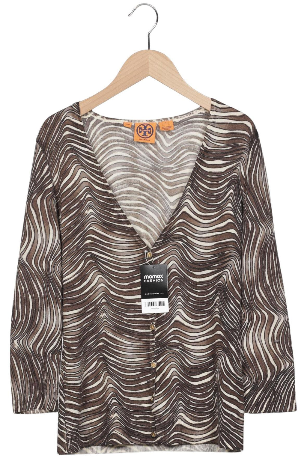 Tory Burch Damen Strickjacke, Mehrfarbig, Gr. S, Merino - Second Hand 4