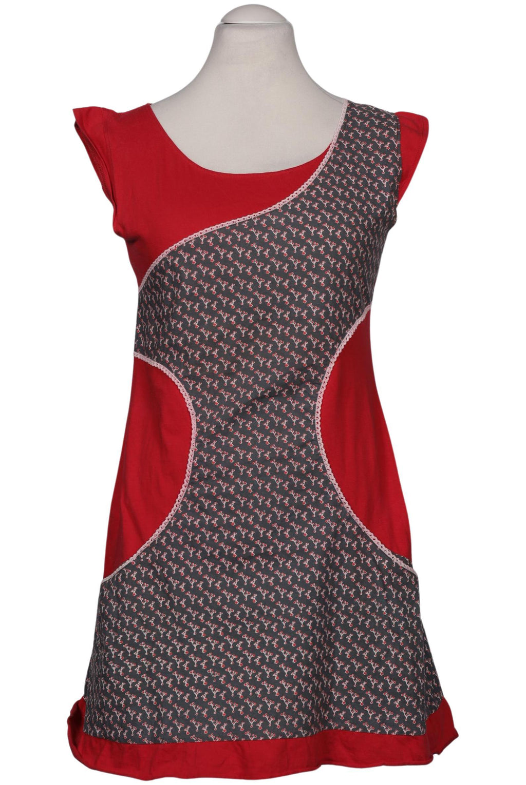 Tranquillo Women Dress Red L Cotton 2