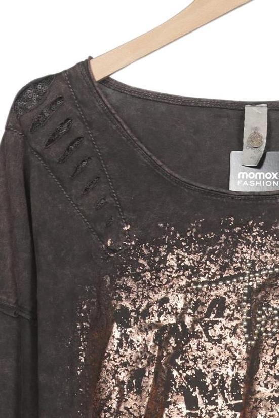 tredy Damen Langarmshirt Braun EU 40 Baumwolle 4