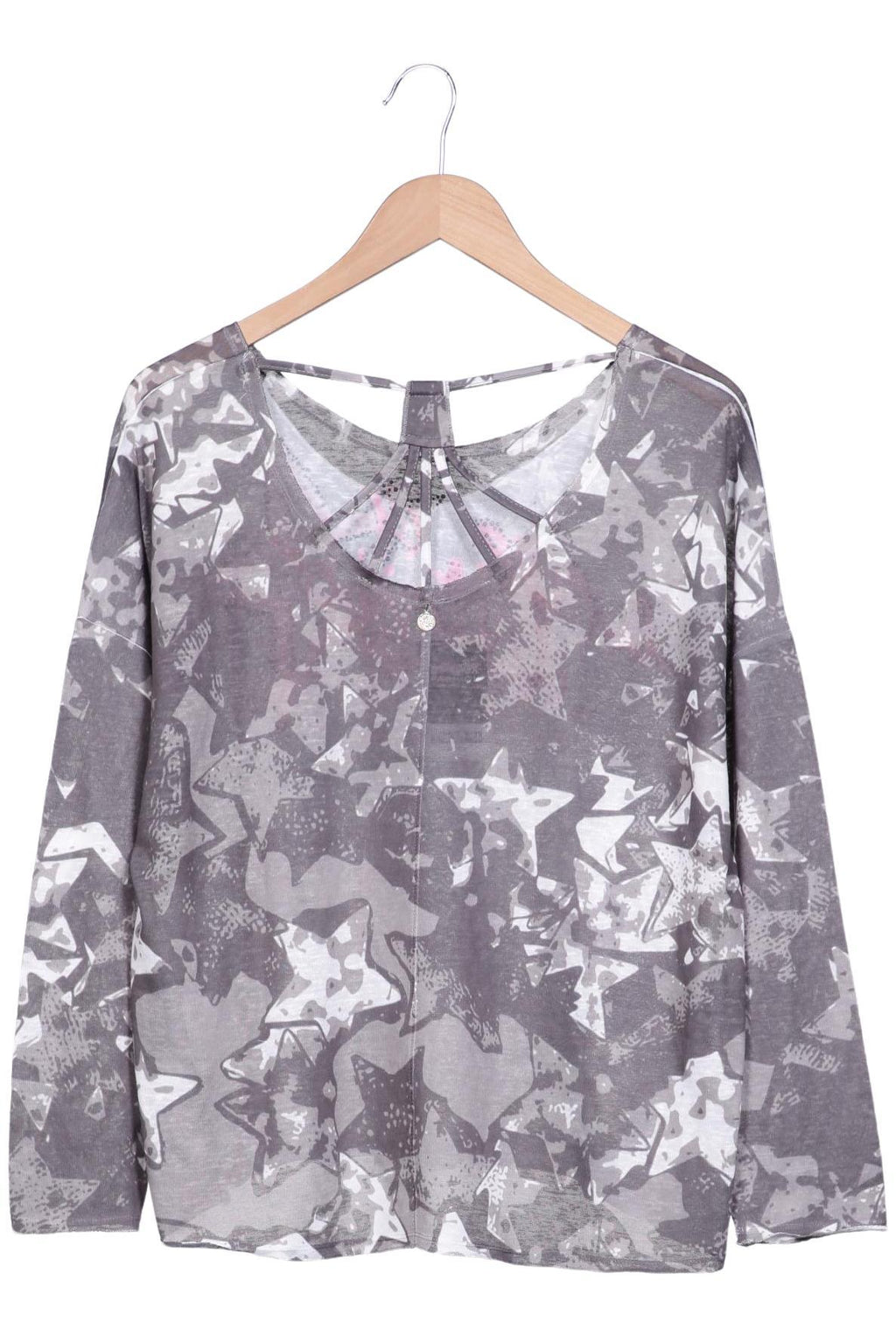 tredy Damen Pullover Grau EU 40 Synthetik 4