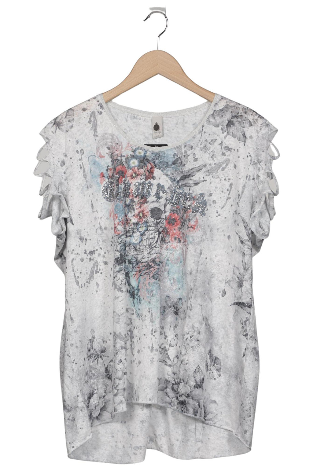 tredy Women T-Shirt Gray EU 40 2