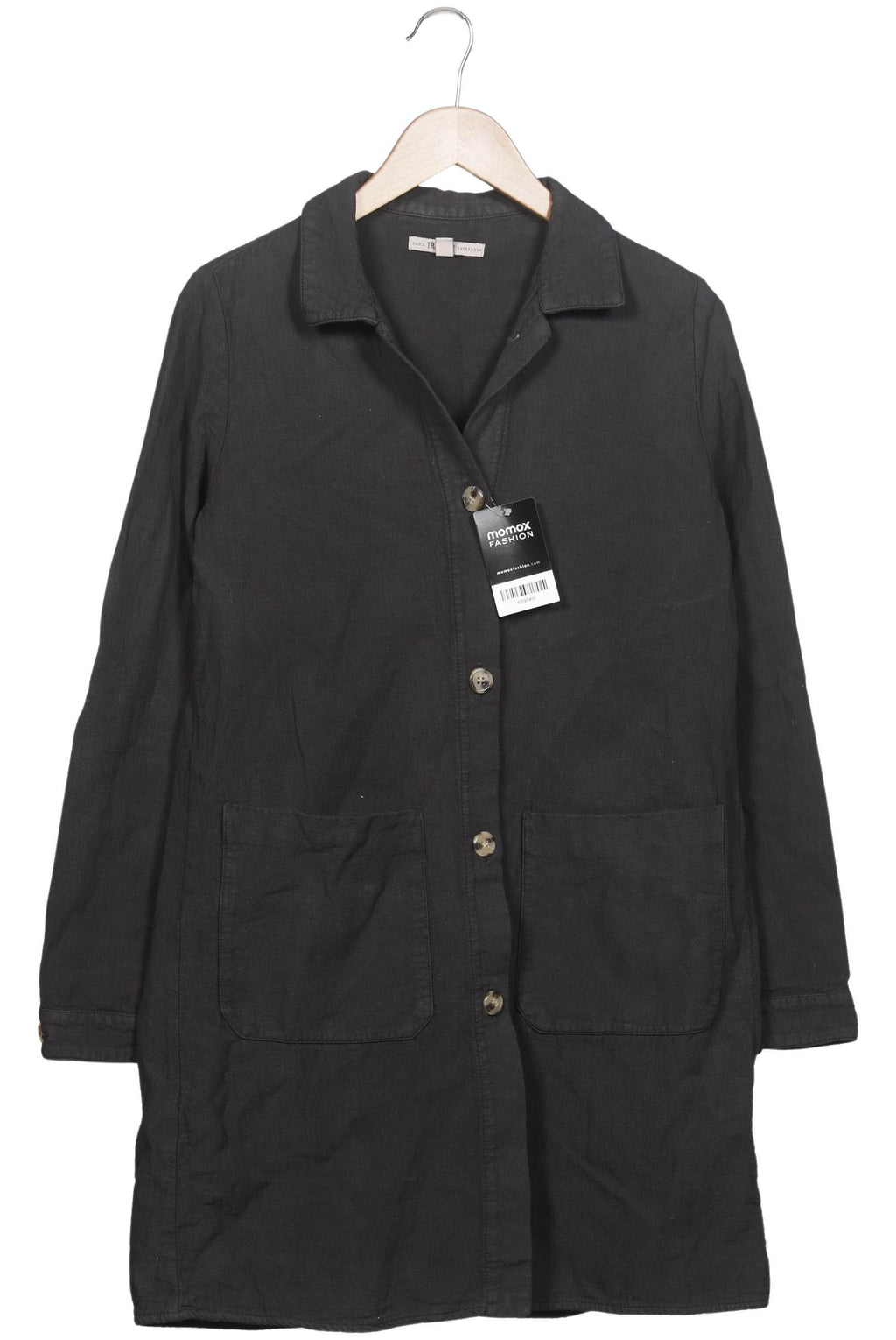 Zara TRF Coat Black Size S 2