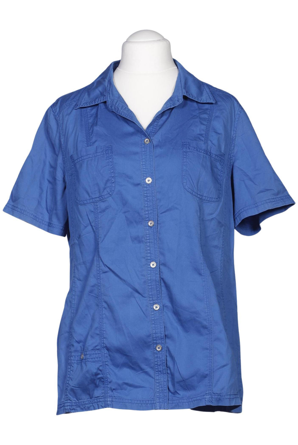 Ulla Popken Damen Blouse Blue EU 44 Cotton 3