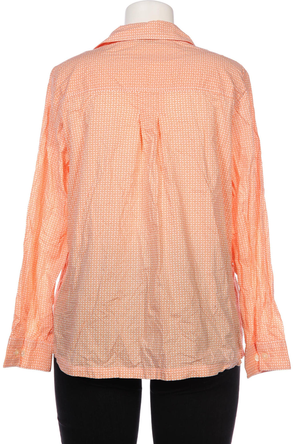 Ulla Popken Women's Blouse Orange EU 42 Cotton 5