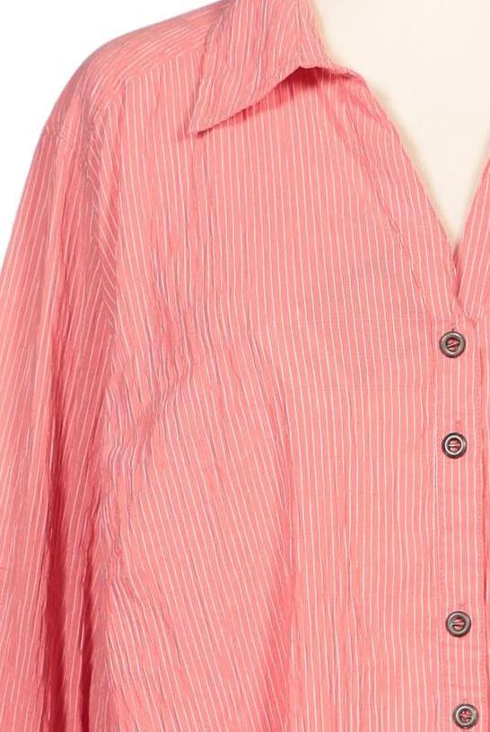 Ulla Popken Damen Bluse Pink EU 50 4